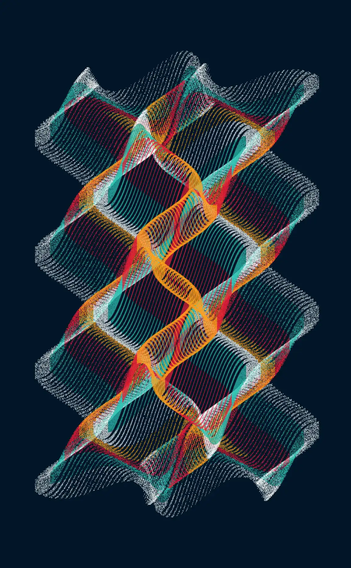 MURMURATIONS, œuvre algorithmique de Camille Roux