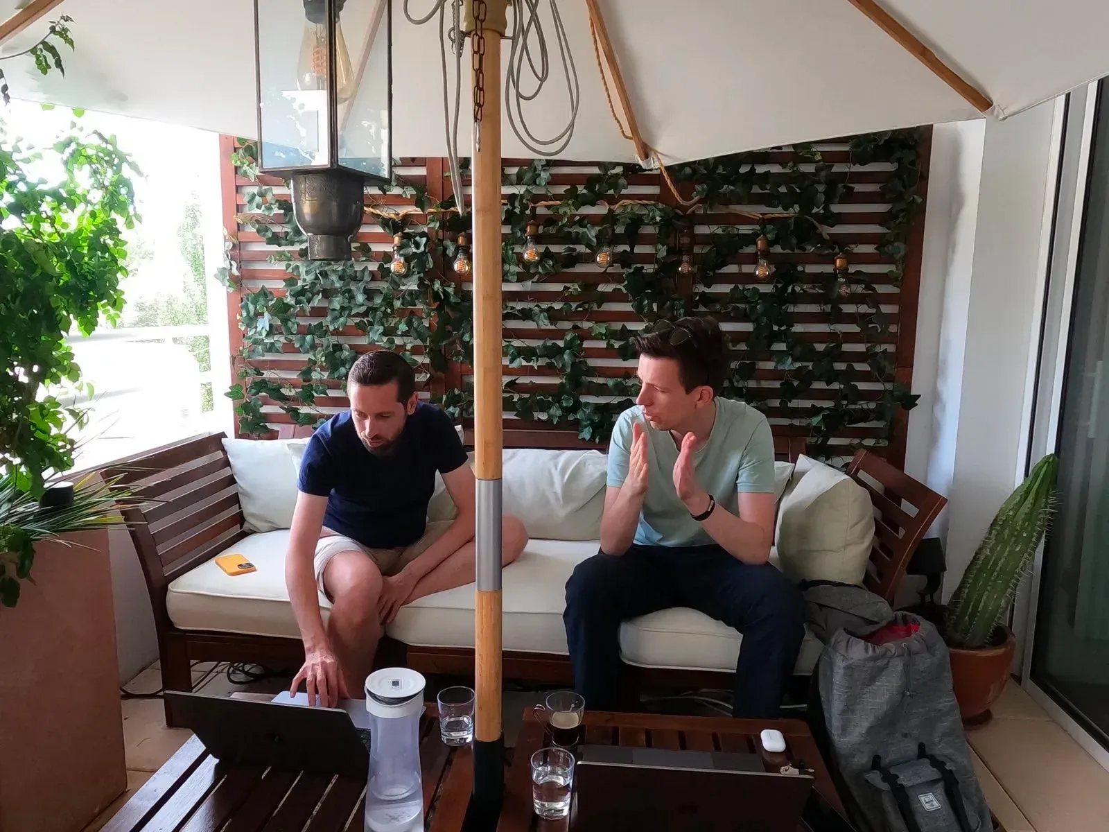 A brainstorming session with Matthieu