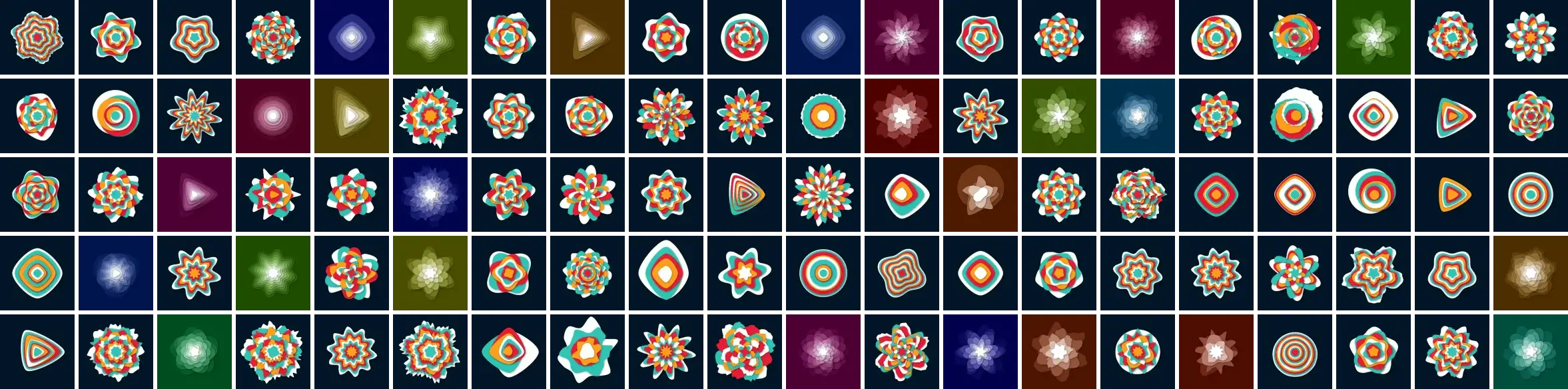 Les 100 éditions de FLOWER