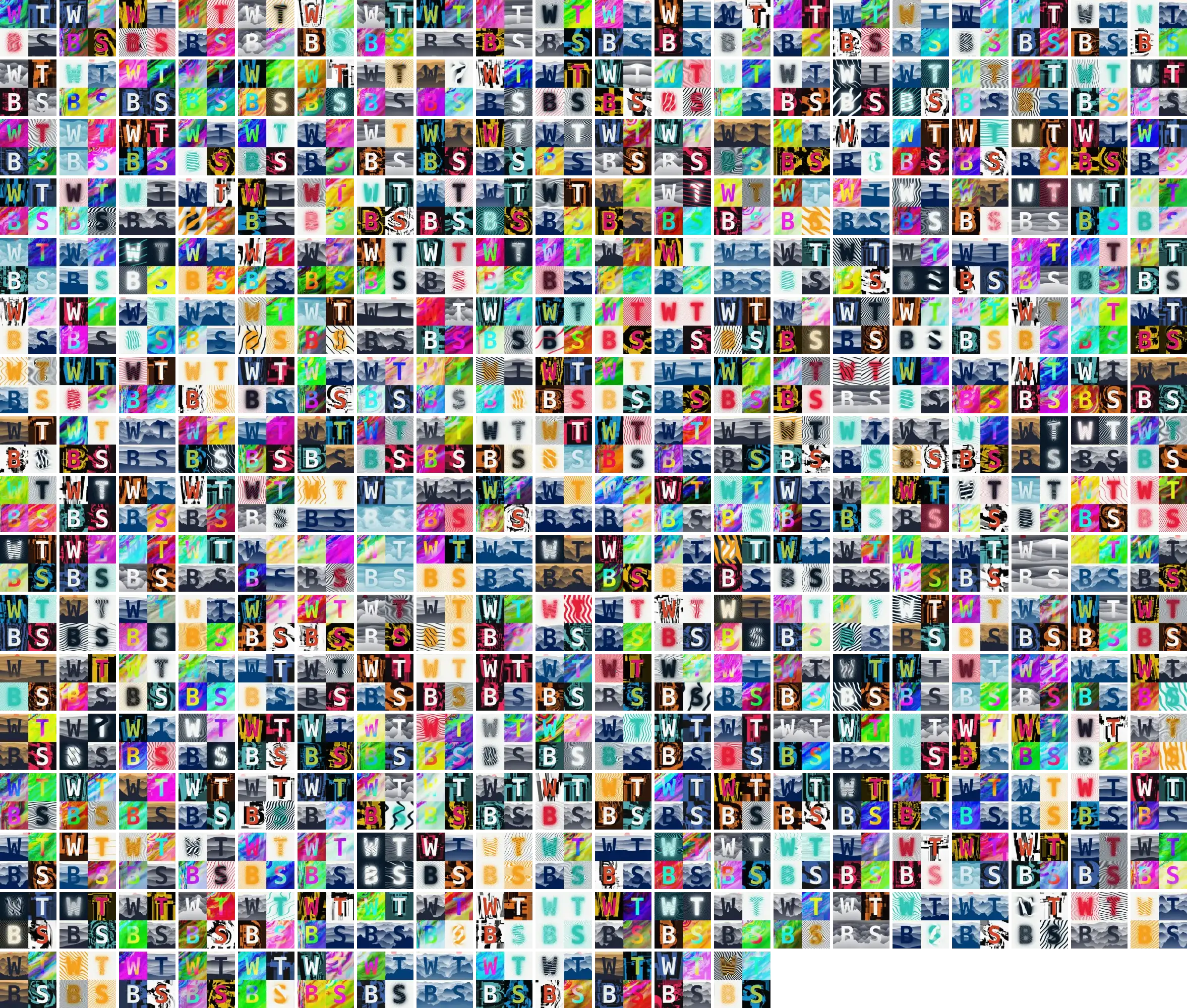 Les 333 éditions de WTBS Logo with Friends